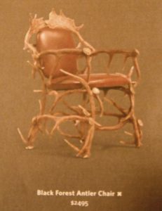 "Restoration Hardware Antler Chair", "Black Forest Antler Chair"